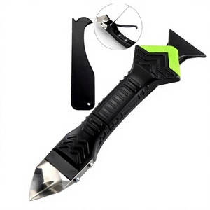 Spatule en silicone de qualité industrielle, durable, avec tête en acier inoxydable, outil manuel multifonction pour joints, colle à verre, OEM ODM - Product Image 3