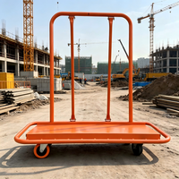 Chariot de rangement pliable en métal LOADPRO pour chariots à plateau - Conception peu encombrante pour usage domestique