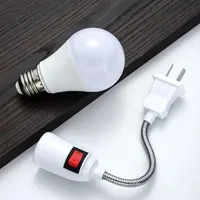Adaptateur d'extension flexible E27 pour ampoule LED, support de lampe à douille murale, support de lampe à vis, prise EU