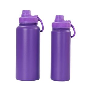 Premium Fitness <b>Large</b> Insulated Stainless Steel Water Bottle with Straw Lid Leakproof Sport Straight <b>Cup</b> Portable Pocket - Product Image 4