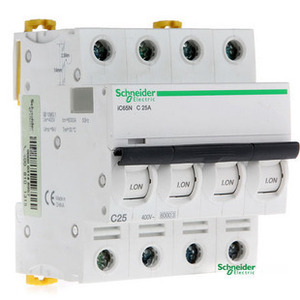 علامات تجارية أصلية Schneiders Acti9 IC65N Schneiders mcb A9F18450 4P 50A متوفر - Product Image 3