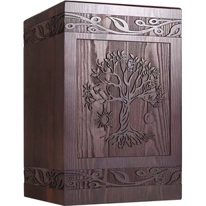 Solid Wood Eco-friendly Customizable Luxury <strong>Casket</strong> <strong>for</strong> Pet's <strong>Ashes</strong> Desktop Commemorative Box Funeral Supplies <strong>for</strong> Pet's Memorial - Product Image 1