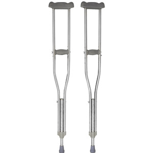 Andaderas telescópicas ajustables multiposición de aleación de aluminio y acero inoxidable de un solo nivel, venta al por mayor de fábrica. - Product Image 3