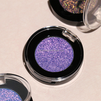 Bubuk Mineral Metalik Tekan Tahan Air Multichrome Chameleon Glow 3 Warna Pigmen Tinggi yang Dapat Disesuaikan, Eyeshadow Shimmer
