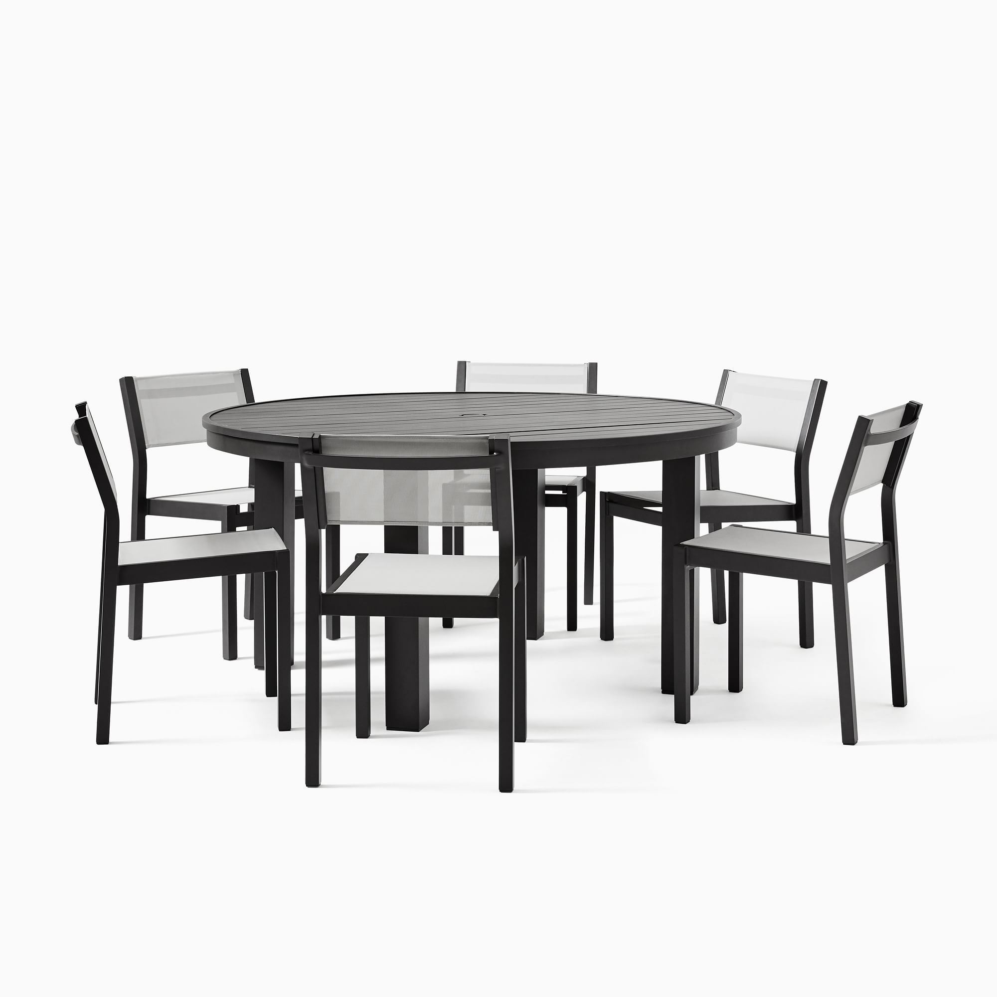 Patio furniture Outdoor backyard garden Aluminum alloy dining tables round