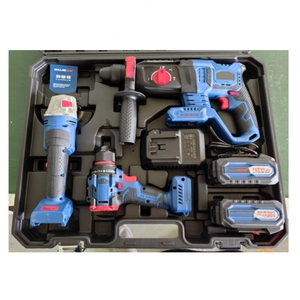 XTXS工場は<span class=keywords><strong>3</strong></span>ピース21Vブラシレスコードレスバッテリー式パドルツールセット、アングルグラインダー、電動ドリル、ハンマーレンチを販売しています。 - Product Image 1