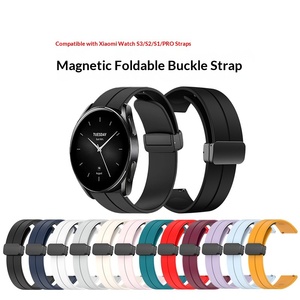 Bracelet en silicone à boucle magnétique pliable pour Watch S4/S1 <span class=keywords><strong>2</strong></span>/3, 22 mm - Product Image 1