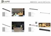 GUPO Rail de piste ultra-mince 24V 10*11mm pour vitrine, présentoir à bijoux, meuble, éclairage LED dimmable, petit projecteur de rail 2W réglable pour armoire