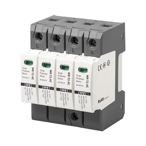 DC SPD 1000V sét PV 2 cực Surge arrester 20ka-40ka T2 thiết bị bảo vệ tăng DC SPD năng lượng mặt trời bảo vệ tăng