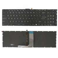 Clavier rétro-éclairé: clavier rétro-éclairé NO US pour MSI GT72 GT72S GT72VR GT73VR GP63 GS73 GS63 pour ordinateur portable MSI GT72 GT72S