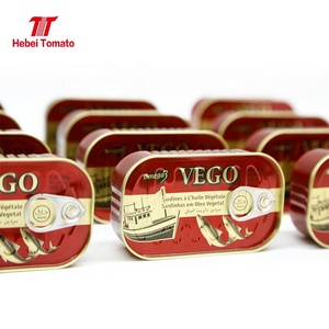 Sardinas en Aceite Vegetal 125g <span class=keywords><strong>Lata</strong></span> Plana con Anilla de Apertura Halal Distribuidor - Product Image 1