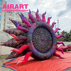 6m-8m 대형 무대 장식 풍선 태양 벽, 음악 축제 장식 풍선 벽 배경 풍선 판매 - Product Image 5