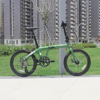 Vélo pliant TT en aluminium, 20 pouces, freins à disque, vélo de ville, vélo urbain portable pour adultes
