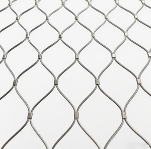 Flexible Stainless Steel Open Ferrule Rope Mesh Net Zoo Aviary Mesh For <strong>Parrot</strong> - Product Image 3