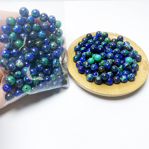 100pcs perles rondes azurite naturelle 6mm fournitures de bijoux en pierre de guérison à moins de 50 $, prêt à expédier - Product Image 4