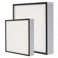 Filtre à panneaux HEPA à plis miniatures personnalisé par le fabricant, filtre de purification d'air haute efficacité pour système de ventilation industrielle