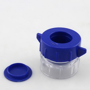 Triturador de <span class=keywords><strong>Pastillas</strong></span> Redondo con Tapa Azul y Logotipo Personalizado, Mini Triturador de <span class=keywords><strong>Pastillas</strong></span> de Plástico, Venta Caliente - Product Image 4