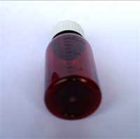 Bouteille en plastique PET liquide oral de 50ML pour sirop de jus d'eau avec pompe de pulvérisation à bouchon à vis CRC fabricant en gros