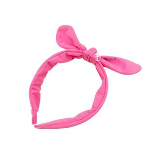 <span class=keywords><strong>Rosa</strong></span> brillante Amarillo Aqua Mint Verano Suave Neón Colores SWIM Centro Anudado Arco Diademas - Product Image 3