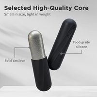 Paire d'haltères mini en silicone antidérapants pour Pilates, musculation des bras, hommes et femmes, entraînement à domicile