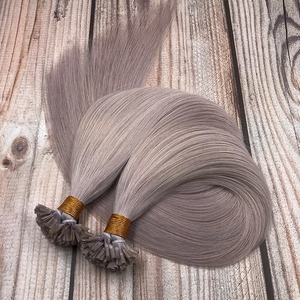 Extensiones de Cabello Humano Virgen de Fábrica Rusa Jasmine Beauty, Punta en U, Liso Sedoso, Doble Trama a Máquina, Alta Calidad de Fábrica - Product Image 1