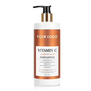 Loción corporal blanqueadora de vitamina C, incluso el tono de la piel, ácido ferúlico, Crema Corporal iluminadora, hidrata e hidrata la piel, nutre la piel firme - Product Image 2