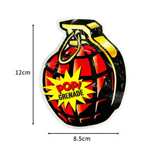 Globo de aluminio de forma irregular para decoración de fiesta de cumpleaños, globo de helio colorido con forma de <span class=keywords><strong>Granada</strong></span>, nuevo diseño - Product Image 2