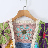ZATRHMBM Herbst Damenmode 2026 Neue Modische Pailletten-Handarbeit Strickjacke Retro Locker Lässiger Damen-Pullover