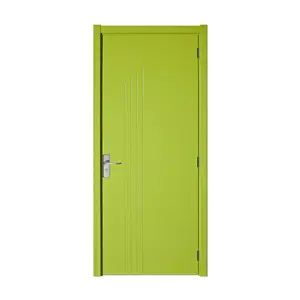 Portes en bois massif MDF vert, 1 pièce, carafe en bois pour chambre à coucher