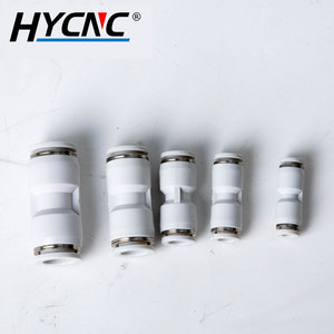Accesorios de cilindro neumático de PU de inserción rápida Tubo de aire recto de plástico Conector rápido Acoplador rápido de plástico - Product Image 4