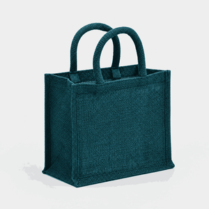 Sac de courses en jute jaune personnalisé avec logo, réutilisable, avec poignées en corde, motif lettres, taille moyenne, pour les courses et le transport quotidien - Product Image 4