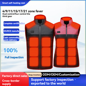 Chaleco Térmico Inteligente de Invierno, Chaleco Eléctrico con Calefacción en la Espalda, Diseño de Bloques de Color, para Hombre y Mujer, Chaleco con Calefacción Eléctrica. - Product Image 4