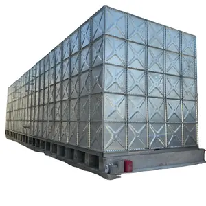 Hot Dipped Galvanized Pressed Panel Steel Water Storage Tank Fire Agriculture HDG Water Tank