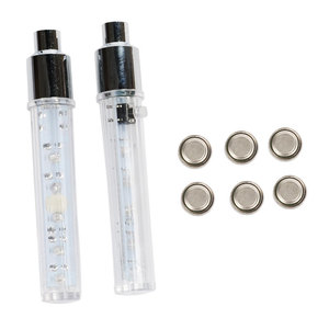Lumières LED colorées pour valves de pneu de vélo, lampes de sécurité pour roues de vélo - Product Image 1