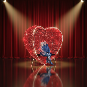 <span class=keywords><strong>OBBO</strong></span> วันหยุดแสงการออกแบบใหม่สำหรับ Led กลางแจ้งถนนตกแต่ง Motif 3D รูปหัวใจซุ้มประตูไฟ - Product Image 1