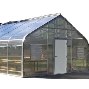 FM prefabricado seta poli túnel equipo de casa verde usado invernadero sistema de refrigeración accesorios para la venta