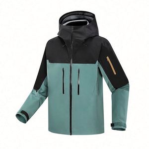 Design OEM Men's Outdoor Mountain Outdoor <b>Jacket</b> With Hood Waterproof Windproof Zipper <b>Jacket</b> Stand Outdoor <b>Jacket</b> - Product Image 1