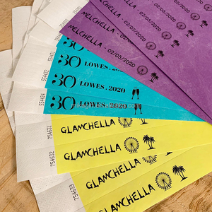 מקור במפעל Custom <span class=keywords><strong>Tyvek</strong></span> צמיד זוהר דיגיטלי הדפסת Ecofriendly אירופה נייר צמיד <span class=keywords><strong>Tyvek</strong></span> עבור אירועי חג - Product Image 3