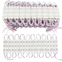 400 pièces de modules LED blancs 10000K 1,5W 12V DC IP65 étanches, avec adhésif au dos, pour éclairage de vitrine, lettres gonflables décoratives