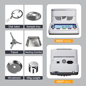 เครื่องวัดความชื้น BL ความแม่นยำสูง 120 กรัม/1 มิลลิกรัม ความแม่นยำในการวัดความชื้น 0.01% สำหรับพลาสติก ไม้ อาหาร ชา กระดาษในห้องปฏิบัติการ เครื่องวัดความชื้นแบบ OEM - Product Image 3