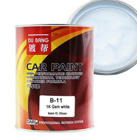 Sistema de Fórmula de Mezcla para Pintura Acrílica Blanca para Automóviles, Serie Gem White, Pintura Base 1K, Color Blanco para Repintado de Automóviles