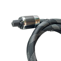 Vente chaude HI-End Pur Cuivre US Cordon D'alimentation Câble Audiophile Cordon D'alimentation CableUS Plug Avec Figure 8 IEC C7 IEC Câble D'alimentation HIFI