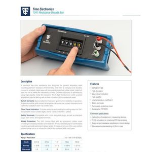 กล่องต้านทานไฟฟ้าดิจิตอล Time Electronics รุ่น 1041 สำหรับงานอุตสาหกรรม ความแม่นยำ 0.1 เปอร์เซ็นต์ - Product Image 4