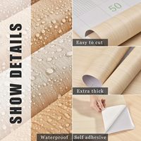 ORON DECO Papier peint 3D en PVC écologique à coller et à décoller, panneaux muraux en bois, autocollants pour carrelage, décoration intérieure, revêtement mural texturé, produits d'intérieur