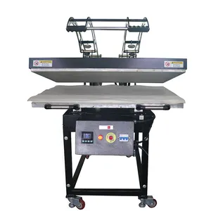 Small and medium-sized manual clothes large area printing and ironing machine sales