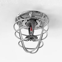 Protection de tête de gicleur d'incendie en fer, pour montage encastré, mural latéral ou semi-encastré, 1/2 pouce et 3/4 pouce