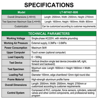 Equipo de Prueba de Laboratorio Lituo para Control de Calidad, Resistencia Mecánica y Durabilidad, de Alta Precisión para Banco de Pruebas, con Potencia de 5000W+