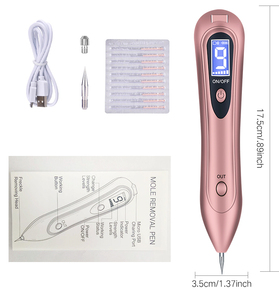 Vendita calda portatile 9 ingranaggi regolabili ricaricabili con verruche LCD tatuaggio punto di rimozione della talpa macchia scura - Product Image 6