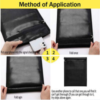 Protection pour smartphone, bloqueur de signal de téléphone portable, pochette de blocage de signal RFID GPS, sacs Faraday pour téléphones et clés de voiture