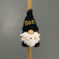 Perles focales en silicone 3D en forme de citrouille, motif dessin animé Halloween, souples, écologiques, certifiées CE, pour la fabrication de stylos et de bracelets DIY